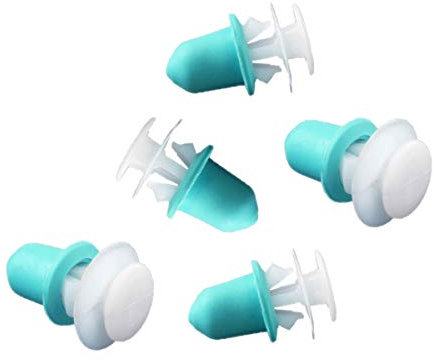 LST 5x Zierleisten Kotflügel Clips Tülle Zierleistenklammer Leisten Schutzleiste Kompatibel mit VW Golf III 3