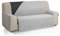 Martina Home Diamond Sofabezug, gesteppt, wendbar, Grau/Schwarz, 4-Sitzer