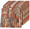 MorNon 10 Stück 3D Wandpaneele Selbstklebend Ziegel Tapete 38.5 x 34.5cm Wand Papier Vintage Tapete Wandaufkleber Stereo wasserdichte Fototapete Ziegelstein für Küche Schlafzimmer Badezimmer (Rot)