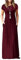 GRECERELLE Womens Maxi Dress Summer Casual Long Dresses for Ladies with Pockets (Wine Red, L)