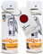 uniQum Spraydose Autolack + Klarlack für BMW KARMESINROT A61 Autolack Reparatur 2x 400 ml