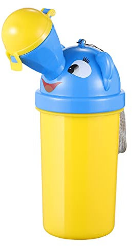 NUOBESTY Boys and Girls Travel Emergency Urinal Car Potty Boy Girl Urinal Safe Material Cartoon Design Compact