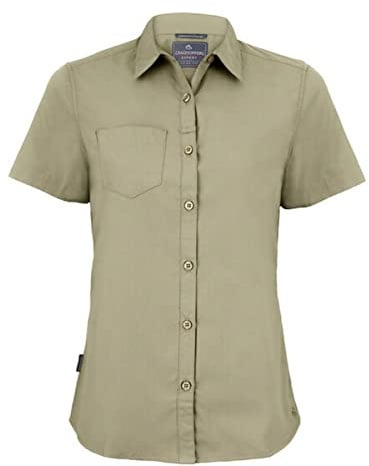 Craghoppers Women's Expert Womens Kiwi Short Sleeved Shirt Button Down Shirt (Pack of 1)