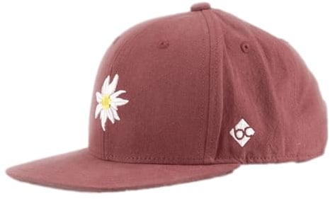 Bavarian Caps Edelweiß Leinen Sb Cap, kaminrot, ONE Size