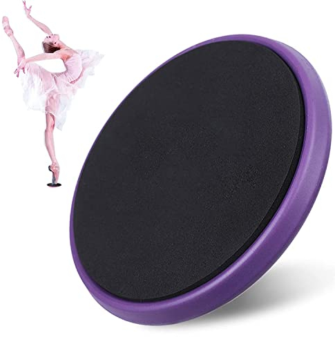 Pro Ballett Drehscheibe für Tänzer - Balance Turnboard für Tanz, Gymnastik und Eiskunstlauf, Spinnbretter Pirouette Trainingsgeräte für Eisläufer, Turner und Cheerleader (Lila)