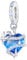 Dream Magic Love Blue Heart Charms mit Schmetterling 925 Sterling Silber Dangle Anhänger Bead Girl Schmuck Geschenke für Pandora Charms Armband