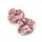 Scrunchies Haargummi Damen, 2 Stück Weiche Seide Haargummis Mädchen, Premium Satin Invisibobble Scrunchie, Haargummi Scrunchies für Lange Feine Oder Dicke Lockige Haare Mädchen (Rosa)
