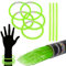 100 pulseras luminosas verde