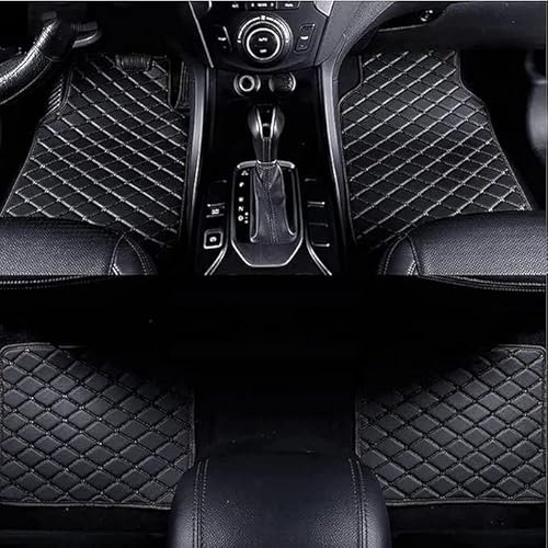 4 stück Auto-Fußmatten für Volvo XC60 xc-60 Y20 2009 2010 2011 2012 2013 2014 2015, Automatten Anti-Rutsch Fußmatten Autotepiche Staubdicht und Leicht Reinigen,Black