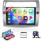 podofo Carplay Radio de Coche para Citroën C4 2004-2009/C-QUATRE 2008-2011(Manual A/C), 9 Pantalla táctil 2+64G con Wireless Carplay Android Auto, Bluetooth/GPS/WiFi/FM/SWC/HiFi/USB+Cámara Trasera