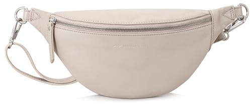 Marc Peter® Georgia Leder Bauchtasche Sand | Gürteltasche Leder Bauchtasche mit Wechselgurt | Crossbody Leder Bag | Hüfttasche Leder | Hip Bag | Leder Gürteltasche | Crossbag