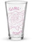 Girl Power - Shaker da donna in vetro