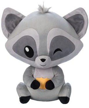 Disney Store Official - Pocahontas - Meeko - Kuscheltier - 25,4 cm/10 - Mit detaillierter Ausarbeitung - Grauer Waschbärteddy für Kinder - Zeichentrickfigur als Kuscheltier - Geeignet ab der Geburt