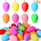 JOYIN 36 pcs 6cm Bunte Ostereier zum Aufhängen, Plastik-Ostereier für Party-Dekorationen zum Osterthema, Osterbaumschmuck, Festbedarf