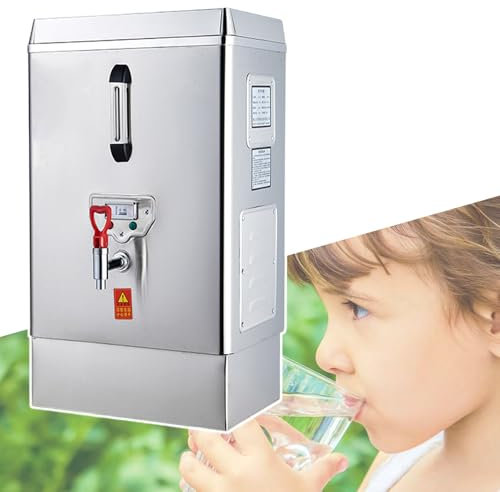 HCAUYNN Boiling Water Thermostat Machine,With Water Level Display,Electric Water Heater,With Copper Heating Tube, 3 Minutes Reboiling,220V-30L