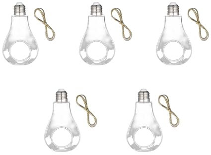 Vasi da appendere in vetro a forma di lampadina per piante grasse e tillandsia, vaso di vetro domestico