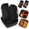 Molde de Silicona para Freidora de Aire, Accesorio Airfryer 3 Piezas, Base de Silicona Reutilizable 22×23 cm, para COSORI Turboblaze 6L/5,5L/6,2L/6,4L, PHILIPS NA230/00 6,2L, NINJA AF180EU