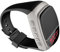 Uxsjakjsd Enceinte Portable de Poignet B90 avec Montre, Bluetooth et Radio FM pour la Course en Extérieur, Couleur Gris Argenté