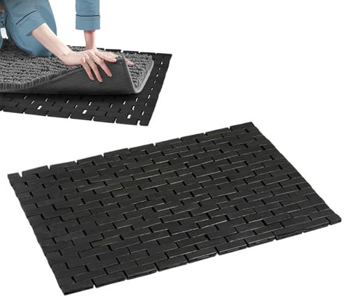 Tappetino da doccia, tappetino per il bagno, 40 x 60 cm, tappeto ispessito, morbido e confortevole, per, appartamento, casa, vasca idromassaggio, spa, piscina all'aperto, WC e ingresso