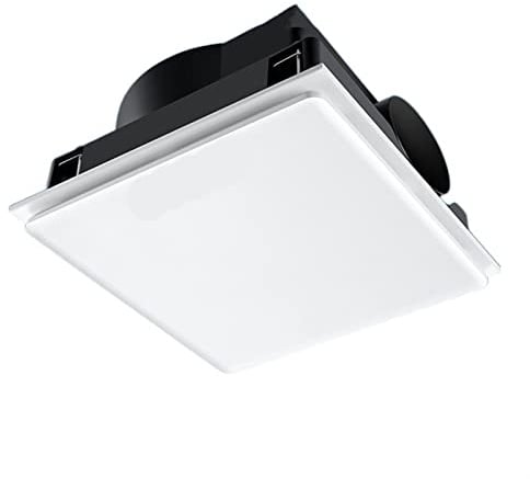 OWOHYG Exhaust Fan 30×30cm Ceiling Exhaust Fan, Powerful Universal Ceiling Ventilator Commercial Bathroom Toilet Silent Ceiling Ventilator, White, 40W Ventilation Fan