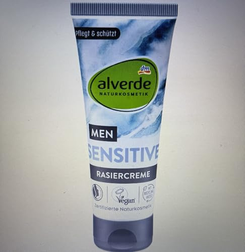 alverde MEN Rasiercreme, Sensitive Nature, 75 ml
