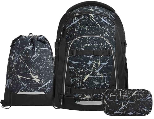 Coocazoo Mate Schulrucksack Set 3tlg. inkl Sportbeutel (Reflective Splash)