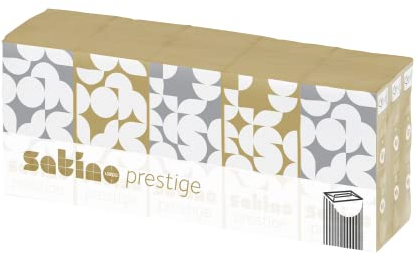Satino by WEPA Prestige Taschentücher 4-lagig - Packung mit 15x 10 Papiertaschentücher - supersoft + saugstark - perfekt bei Schnupfen und Erkältung