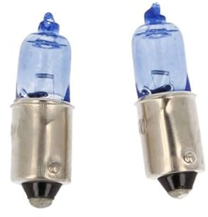 CARALL 2 Pezzi Lampade Alogene 12V Bianche ad Effetto Xenon (H10W 12V 10W BA9s 64113 LLB433A)