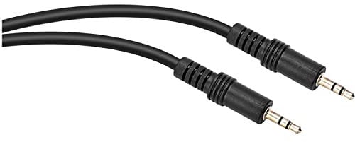 Vivanco 46133 Klinke Audio Anschlusskabel [1x Klinkenstecker 3.5 mm - 1x Klinkenstecker 3.5 mm] 1.50 m Schwarz flach