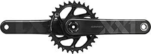 Sram Unisex – Erwachsene XX1 Eagle Kurbelgarnitur, Schwarz, 175mm
