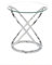 ASPECT Monarch Coffee/Side End Table, Chrome, 52 x 52 x 56.5 cm