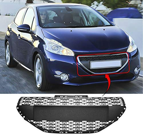 TVP Trade Vehicle Parts.co.uk Compatible With Front Bumper Grille Black Centre 208 2012-2015