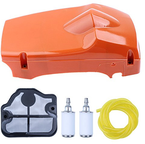 Haishine Copertura superiore del motore Cilindro Filtro dell'aria Filtro dell'aria Kit di alimentazione del gas per Husqvarna 137 142 Parti di ricambio per motosega