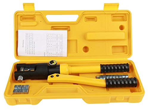 GOTOTOP 10 T Hydraulische Presszange Crimpzange Quetschzange 10~120mm² Quetschzange Kabelschuhe Zange Kabelzange mit Box