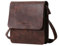 Leathario Herren Umhängetasche Leder，Schultertasche aus Echtem Leder，Herrentasche mit Großer Kapazität für Alltag Freizeit Arbeit