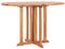 vidaXL Teak Massiv Schmetterling Gartentisch Klappbar Esstisch Klapptisch Holztisch Tisch Gartenmöbel Balkontisch Teaktisch 120x70x75cm