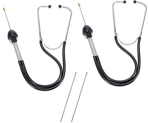 Lamoutor Stethoskop für Automechaniker, für Autos, LKWs und Motorräder, 2 Stück