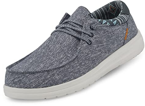 Hey Dude Paul - Herrenschuhe - Farbe Chambray Navy - Freizeitschuhe im Mokassin-Stil - Größe 44
