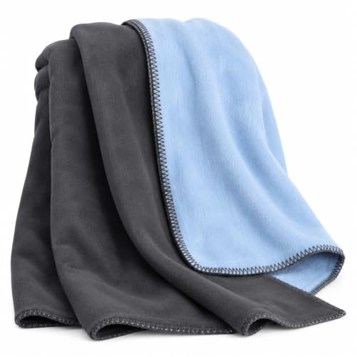 sei Design Plaid Kuscheldecke flauschig Tagesdecke, Dicke Sofa Decke, Baumwolldecke hochwertige Verarbeitung 150x200 cm Deko Wohnzimmer, Überwurf für Couch