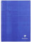 Clairefontaine 984620C Un Lot de 10 Cahiers Agrafés Koverbook Incolores - 24x32 cm - 48 Pages Petits Carreaux avec Marge - Papier Blanc 90 g - Couverture Polypro