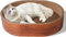 ComSaf Cat Scratcher Cardboard, Durable Cat Scratching Board, Oval Scratch Bed, Recycle Scratch Lounge Pad, Circle Kitty Scratcher Bowl for Furniture Protection, Scratching Mat for Claw Health