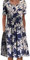 Achinel Women's Floral Print Midi Dresses Ladies Crew Neck Short Sleeve T Shirt Dress Summer Sundress Casual Boho Bohemian Dress No. 5 Color XXL