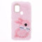 YKTO Peluche Fausse Fourrure Coque Wiko View 3 Lite Mignon Paillettes Diamant Perle Lapin Fille Coque de Téléphone étui pour téléphone Oreilles Lapin Peluche Wiko View 3 Lite,Rose Perle Lapin