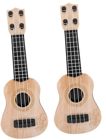 ibasenice 2st Mini-Ukulele Ukulele-Modell Für Kleinkinder Gitarre Musikinstrument Musikinstrumente Ukulele Für Kinder Anfänger Guitarra para Niños Elektrische Gitarre Miniatur Reisen Plastik