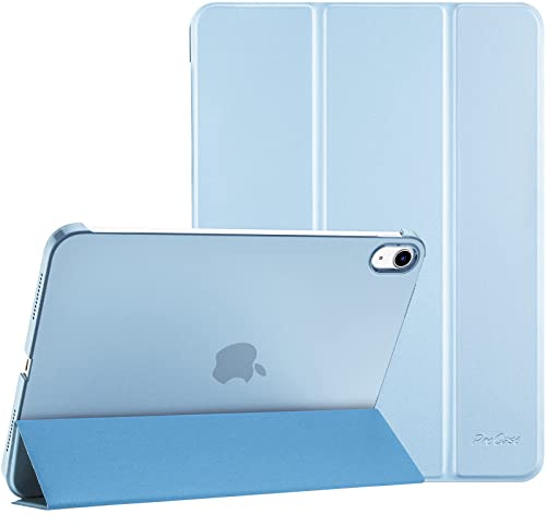 ProCase Hülle für iPad A16 11 Generation 2025 11/ iPad 10. Generation 2022 10,9'' Case Leicht Dünn Hart Schutzhülle Smart Cover Hülle Auto Wake/Sleep -Himmelblau