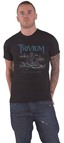 Trivium T Shirt Dead Men Say Band Logo Nue offiziell Unisex Schwarz S