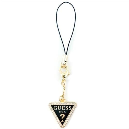 GUESS Pendentif GUCPMTDCK - Bracelet de téléphone - Triangle - Diamant - Breloque avec strass, Métal