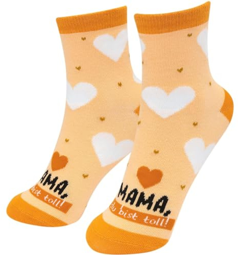 GRUSS & CO Zaubersocken mit Motiv Mama toll | Zaubersocken, Damensocken, Größe 36-40 | Geschenk für Sie, Muttertagsgeschenk | 48620