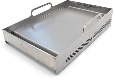 Grillrost.com Das Original Sizzle Plancha für Weber|Rösle|Taino|Grillfürst Sizzle Zone - EIN Plancha mit extremer Leistung