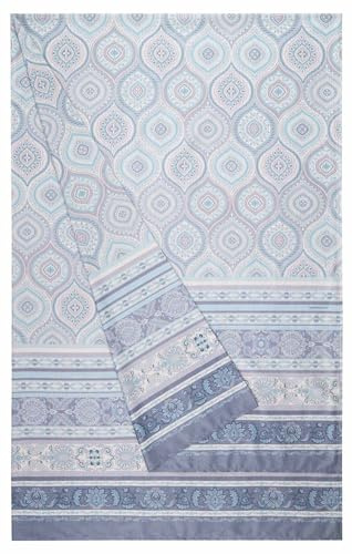 Bassetti Hanbury Foulard aus 100% Baumwolle in der Farbe Azzurro C1, Maße: 270x270 cm -9330062